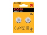 Kodak MAX - CR2025 - Batterie 2 x CR2025 - Li/MnO2 - 140 mAh - Kodak à 1,00 € dans le catalogue Bureau Vallée