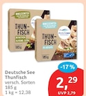 Thunfisch im Angebot bei budni in Hamburg Thunfisch Angebote von Deutsche See bei budni Hamburg für 2,29 €