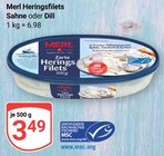 Heringsfilets Sahne im Angebot bei GLOBUS in Krefeld Heringsfilets Sahne Angebote von Merl bei GLOBUS Krefeld für 3,49 €