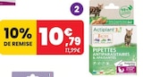 PIPETTES ANTIPARASITAIRES POUR CHAT ET CHATON - X3 - ACTIPLANT dans le catalogue Animalis