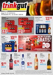 Trinkgut Prospekt für Taufkirchen mit 4 Seiten Trinkgut Prospekt für Taufkirchen: "Aktuelle Angebote", 4 Seiten, 13.04.2026 - 18.04.2026