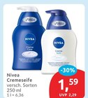 Cremeseife Creme Care von Nivea für 1,59 € bei budni im Angebot Cremeseife Creme Care von Nivea im aktuellen budni Prospekt