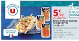 Brochette de queues de crevettes cuites - U en promo chez Super U Brochette de queues de crevettes cuites - U dans le catalogue Super U