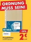 Prospekthüllen von novoo. für 2,00 € bei Mäc-Geiz im Angebot Prospekthüllen von novoo. im aktuellen Mäc-Geiz Prospekt