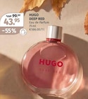 DEEP RED Eau de Parfum im Müller Prospekt DEEP RED Eau de Parfum von HUGO im aktuellen Müller Prospekt für 43,95 €