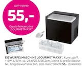 EISWÜRFELMASCHINE „GOURMETMAXX“ bei mömax im Heidelberg Prospekt für 55,00 €