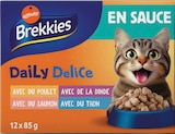 Pâtée en sauce pour chat à la viande et aux poissons - Brekkies dans le catalogue Netto