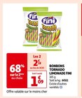 BONBONS TORNADO LIMONADE - FINI dans le catalogue Auchan Supermarché