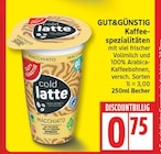 Cold Latte Macchiato von Gut&Günstig im aktuellen EDEKA Prospekt