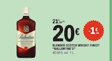 Blended Scotch Whisky Finest - BALLANTINE'S en promo à 20,00 € chez E.Leclerc Blended Scotch Whisky Finest - BALLANTINE'S dans le catalogue E.Leclerc