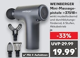 Mini-Massagepistole »37518« Angebote von WEINBERGER bei Kaufland Kassel für 19,99 €