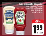 Ketchup oder Mayonnaise Angebote von Heinz bei E center Dresden für 1,99 €