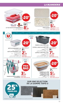 Promotion Coffre De Rangement dans le prospectus Super U, valable du 06/10/2026 au 18/10/2026 Promo Coffre De Rangement dans le catalogue Super U du moment à la page 13