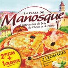 Pizza surgelée 3 fromages - LA PIZZA DE MANOSQUE - Intermarché à Arles Pizza surgelée 3 fromages - LA PIZZA DE MANOSQUE en promo chez Intermarché Arles à 9,98 €