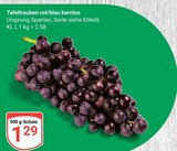 Tafeltrauben rot/blau kernlos Angebote bei GLOBUS Herne für 1,29 €