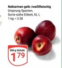 GLOBUS - Nektarinen gelb-/weißfleischig Angebot im Prospekt Nektarinen gelb-/weißfleischig bei GLOBUS im Prospekt "" für 1,79 €