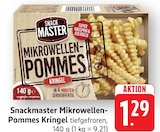 Mikrowellen-Pommes Kringel im Angebot bei EDEKA in Fellbach Mikrowellen-Pommes Kringel Angebote von Snackmaster bei EDEKA Fellbach für 1,29 €