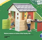 Maison nature et cuisine d'été Smoby Life - Smoby dans le catalogue La Grande Récré