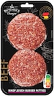 Angus Irish Beef oder Beef Rindfleisch Burger Patties von Butcher's Burger im aktuellen REWE Prospekt für 3,33 €