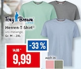 Herren-T-Shirt Angebote von Tony Brown by Stolz bei Kaufhaus Stolz Rostock für 9,99 €