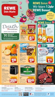 Aktueller REWE Prospekt "Dein Markt" für Menden (Sauerland) Aktueller REWE Prospekt für Menden (Sauerland) mit Seiten