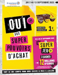 Prospectus E.Leclerc, "OUI AUX SUPER POUVOIRS D'ACHAT" à Ithorots-Olhaïby et alentours, 12 pages, 02/09/2025 - 13/09/2025 Catalogue E.Leclerc "OUI AUX SUPER POUVOIRS D'ACHAT" à Ithorots-Olhaïby et alentours, 12 pages, 02/09/2025 - 13/09/2025