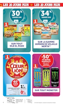 Promotion Alimentation dans le prospectus Hyper U, valable du 06/10/2026 au 18/10/2026 Promo Alimentation dans le catalogue Hyper U du moment à la page 6