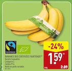 Promo Bananes bio certifiées fairtrade à 1,59 € dans le catalogue Aldi à La Courneuve