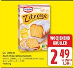 Kuchenbackmischungen von Dr. Oetker für 2,49 € bei EDEKA im Angebot Kuchenbackmischungen von Dr. Oetker im aktuellen EDEKA Prospekt