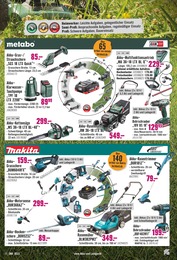 Akku Rasenmäher Angebot im aktuellen Hornbach Prospekt auf Seite 11