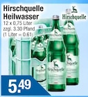 Heilwasser von Hirschquelle im aktuellen Getränke City Prospekt für 5,49 €