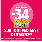 Promo -34% de remise immédiate sur tout Pedigree DENTASTIX à  dans le catalogue Intermarché à Avensan