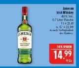 Irish Whiskey im Angebot bei Marktkauf in Coburg Irish Whiskey Angebote von Jameson bei Marktkauf Coburg für 14,99 €