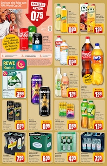 Coca Cola im REWE Prospekt "Dein Markt" mit 32 Seiten (Augsburg)