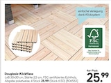 Hellweg Zwochau - Douglasie-Klickfliese Angebot im Prospekt Douglasie-Klickfliese bei Hellweg im Zwochau Prospekt für 25,99 €