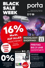 porta Möbel Prospekt für Hannover mit 1 Seiten porta Möbel Prospekt für Hannover: "Black Sale Week", 1 Seiten, 25.11.2020 - 28.11.2020