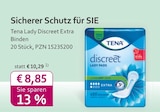 Lady Discreet Extra Binden bei mea - meine apotheke im Prospekt "" für 8,85 €