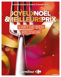 Prospectus Carrefour, "JOYEUX NOËL & MEILLEURS PRIX" à Nîmes et alentours, 25 pages, 19/11/2024 - 22/12/2024 Catalogue Carrefour "JOYEUX NOËL & MEILLEURS PRIX" à Nîmes et alentours, 25 pages, 19/11/2024 - 22/12/2024