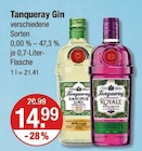 Gin Angebote von Tanqueray bei V-Markt München für 14,99 €