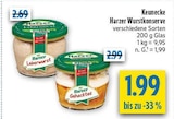Harzer Leberwurst Angebote von Keunecke bei diska Chemnitz für 1,99 €