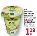Bio Schmand 24% Fett Angebote von Schwarzwaldmilch bei E center Karlsruhe für 1,19 €