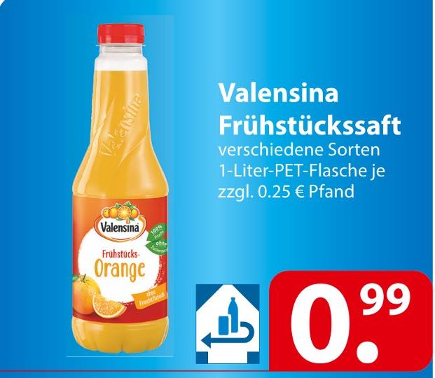 famila Nordost Essen - Valensina Frühstückssaft Valensina Frühstückssaft Angebot bei famila Nordost Essen im Prospekt besser als gut!