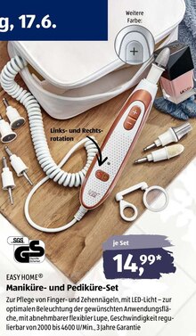ALDI SÜD Baiersdorf - Maniküre- und Pediküre-Set Maniküre- und Pediküre-Set Angebot bei ALDI SÜD Baiersdorf im Prospekt "Meine Woche"