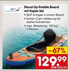 Stand Up Paddle Board mit Kajak-Set im Netto Marken-Discount Prospekt Stand Up Paddle Board mit Kajak-Set von Art Sport im aktuellen Netto Marken-Discount Prospekt für 129,99 €