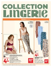 Promos Pantalon Femme dans le catalogue "LE GRAND MÉNAGE DE RENTRÉE" de Auchan Hypermarché Pantalon Femme en promo dans le catalogue Auchan Hypermarché à la page 46