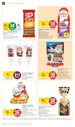 Prix et réduction Kinder Chocolat dans le prospectus Intermarché Hyper en cours Offre Kinder Chocolat dans le catalogue Intermarché Hyper du moment à la page 28