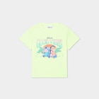 T-shirt manches courtes Stitch jaune fluo fille à La Halle dans Villeneuve-d'Olmes T-shirt manches courtes Stitch jaune fluo fille à La Halle dans Villeneuve-d'Olmes