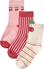 Socken mit 3D-Applikation & Kirsch-Motiv, rosa, Gr. 29/31 von ALANA im aktuellen dm-drogerie markt Prospekt für 5,90 €