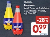 Limonade im ALDI SÜD Prospekt Limonade von Orangina im aktuellen ALDI SÜD Prospekt für 0,99 €