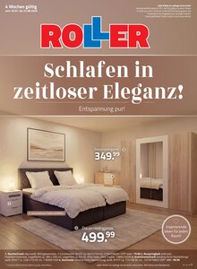 Boxspringbett im ROLLER Prospekt "Schlafen in zeitloser Eleganz!" mit 4 Seiten (Essen)